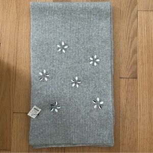 NWT Talbots Embellished Warm Scarf